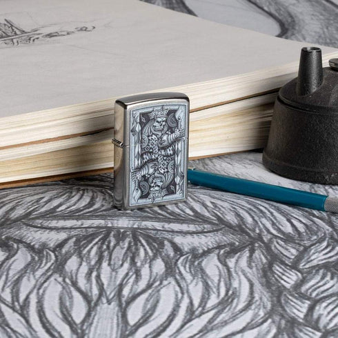 Zippo vžigalnik 29877 Steampunk King Spade